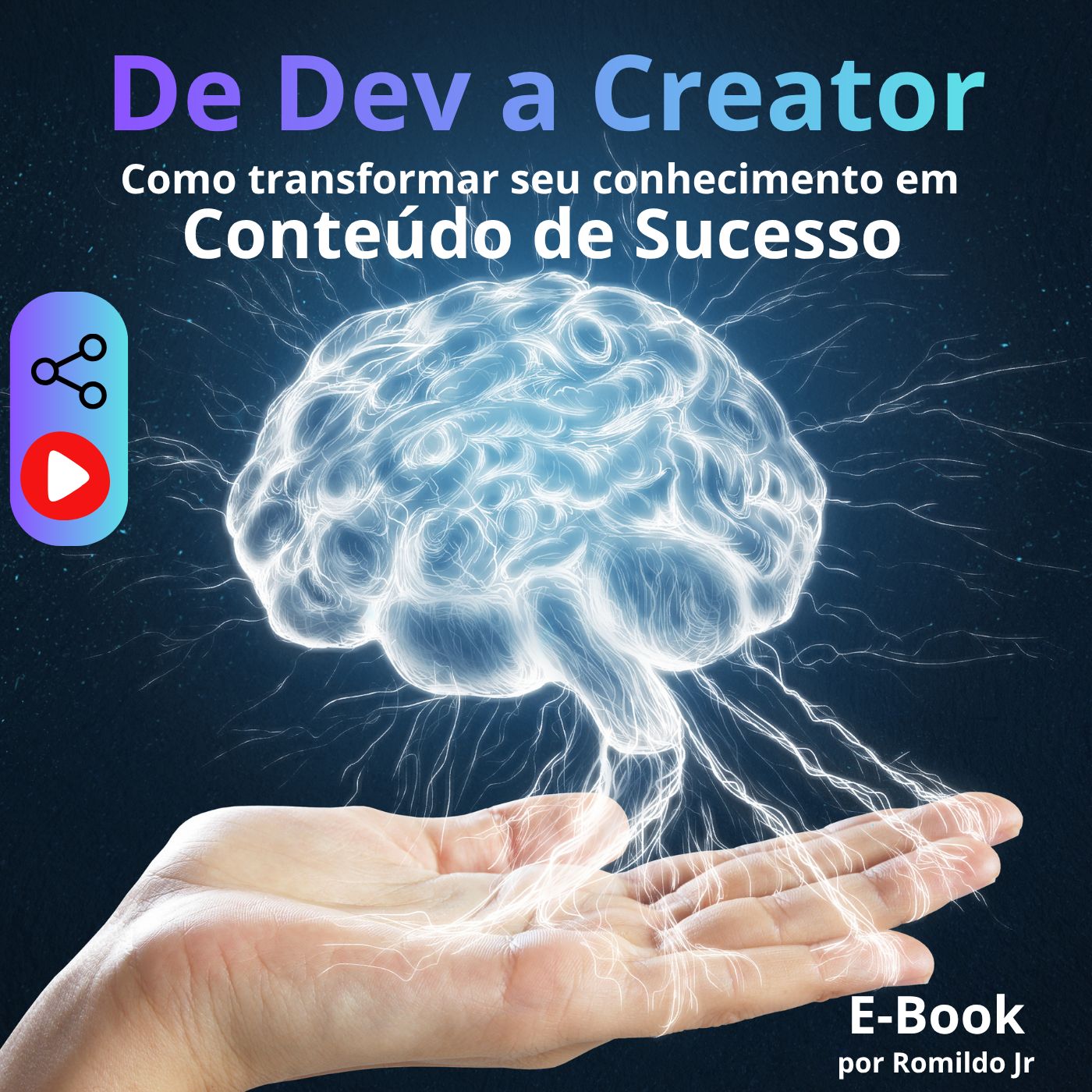 Capa do E-book De Dev a Creator